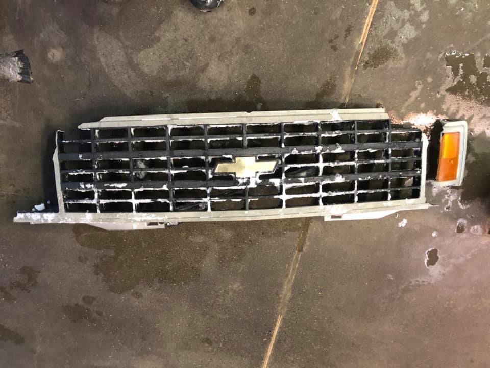 Grill from suspect